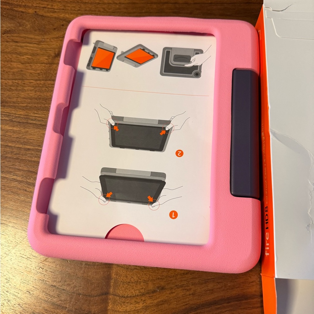 Amazon Fire HD 8 Kids Tablet Case - Pink Disney Design - Picture 4 of 4
